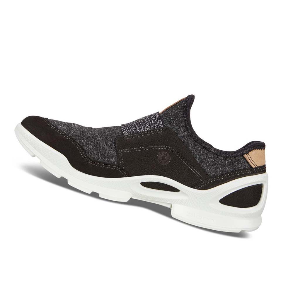 Women's Ecco Biom Street. Slip-on Sneakers Black | Canada 212OKI